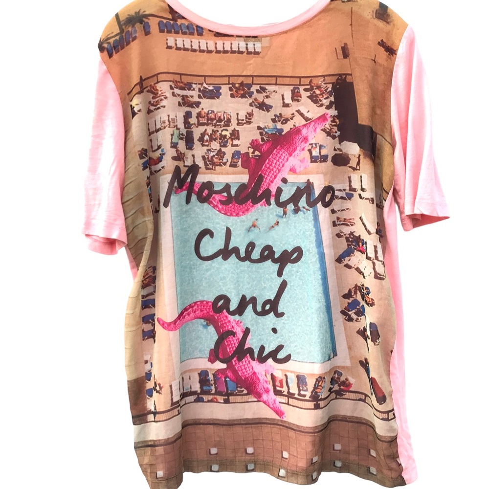 MOSCHINO cheap and chic y2k size 6 top